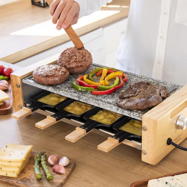 RACLETTE GRILL  8 PERS  1200W PIEDRA CECOTEC